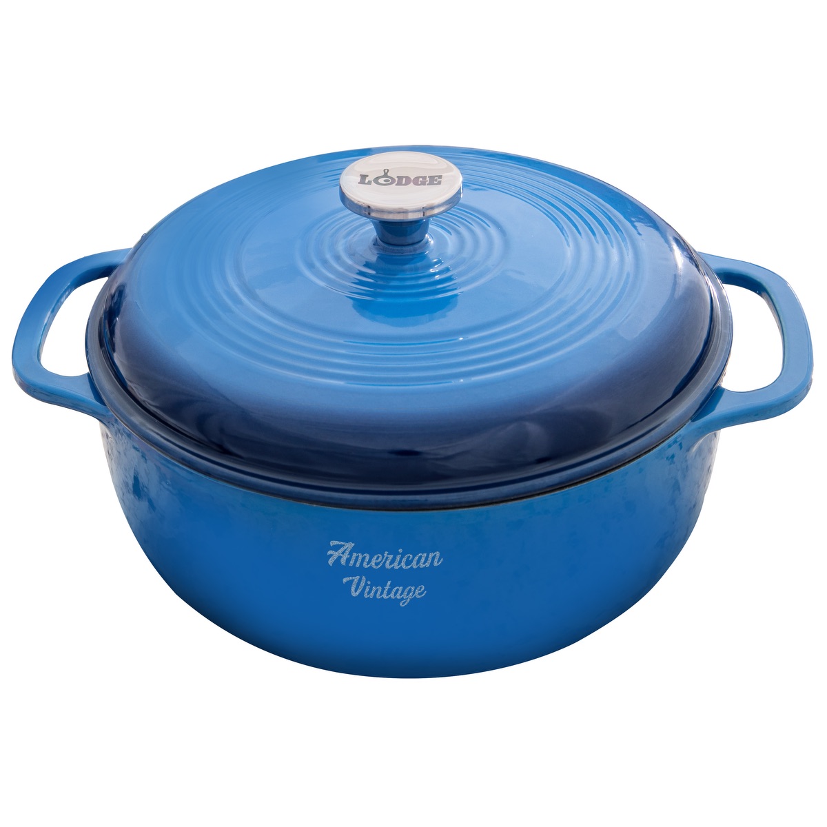 Starline Lodge® 6 Qt Blue Enameled Cast Iron Dutch Oven (LCI20, 26559)
