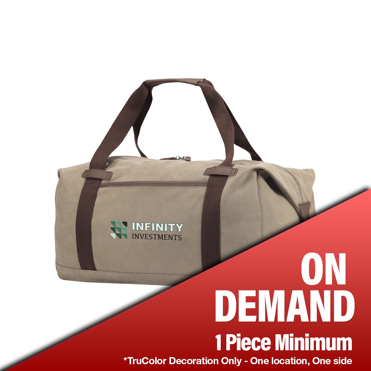 Sac de sport quotidien en canevas de coton 16 oz