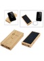 Bamboo 10,000mAh Solar/Wireless Powerbank