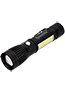 Channel LED / COB Rechargeable Flashlight