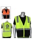 Five Pocket Black Bottom Front Value Mesh Vest