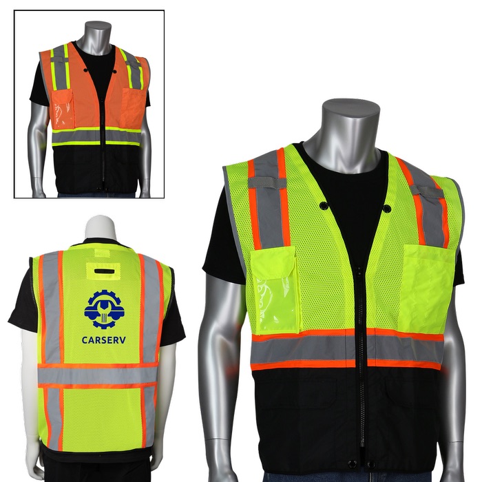 Starline - Two-Tone 11 Pocket Tech-Ready Mesh Surveyors Vest (HV14M, 22847)