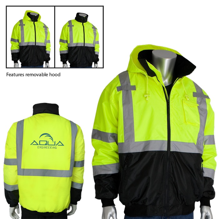 Blouson d’aviateur avec amovible en polaire
