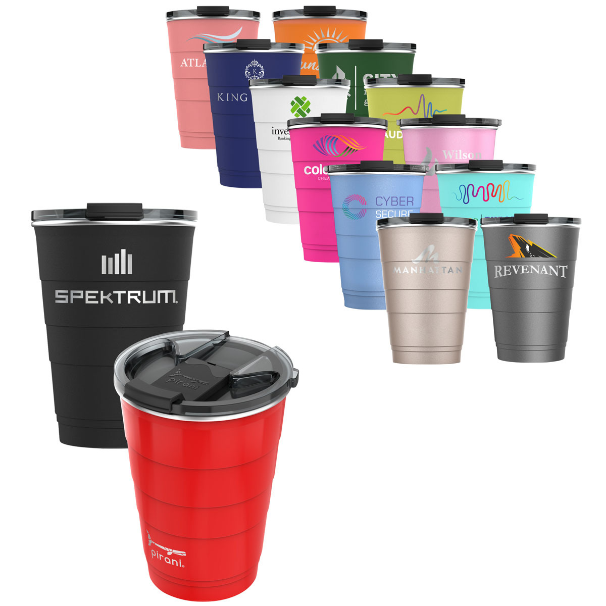 Pirani® 16oz Insulated Stackable Tumbler 2.0