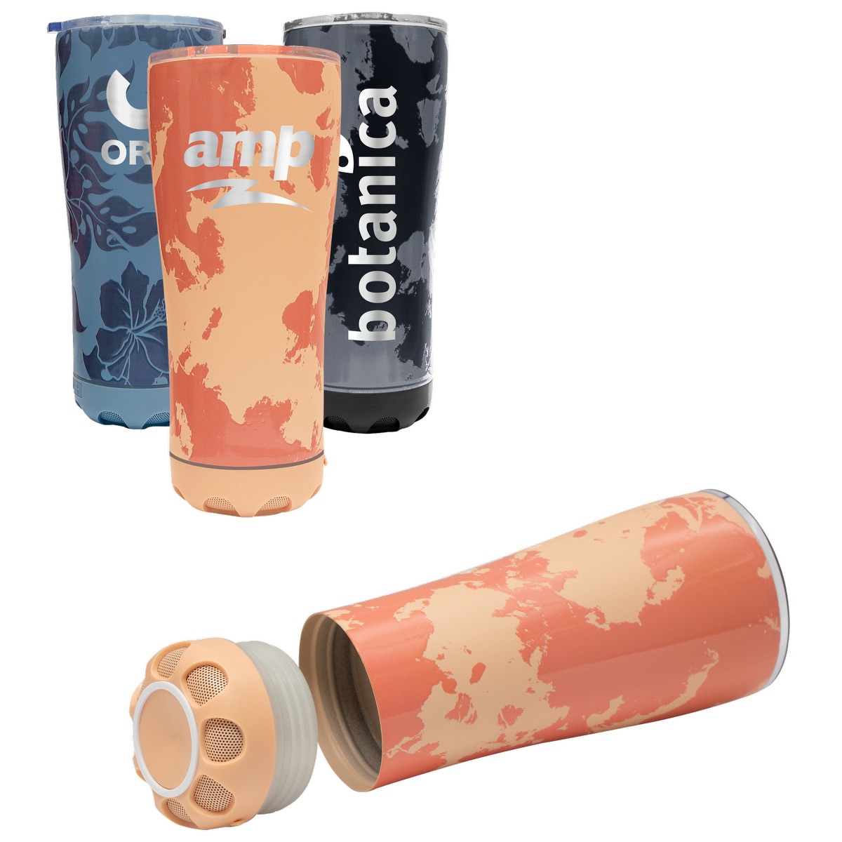 Quiksilver Zuma 16 oz Tumbler/Speaker Combo