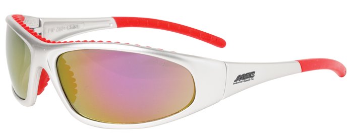 Bouton® Flashfire Red Mirror Glasses