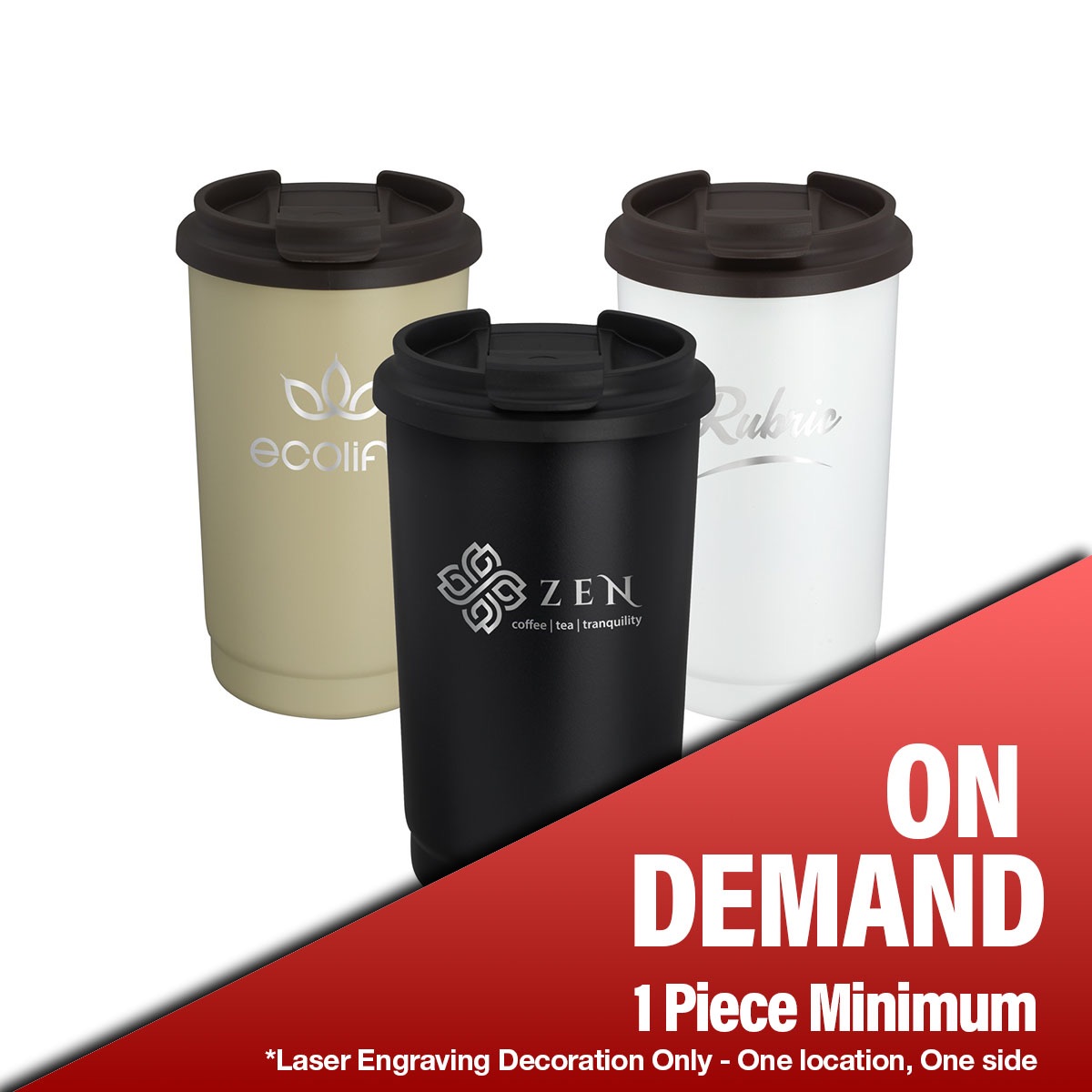 EarthTrendz™ 14oz Recycled Stainless Steel Tumbler