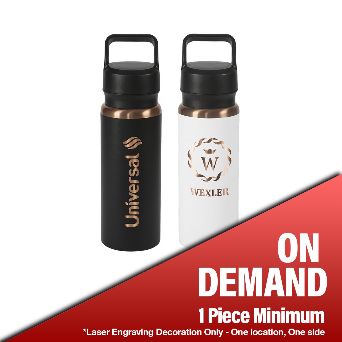 28oz Urban Peak® Dual Top Copper Water Bottle