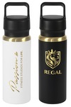 28oz Urban Peak® Dual Top Gold Water Bottle