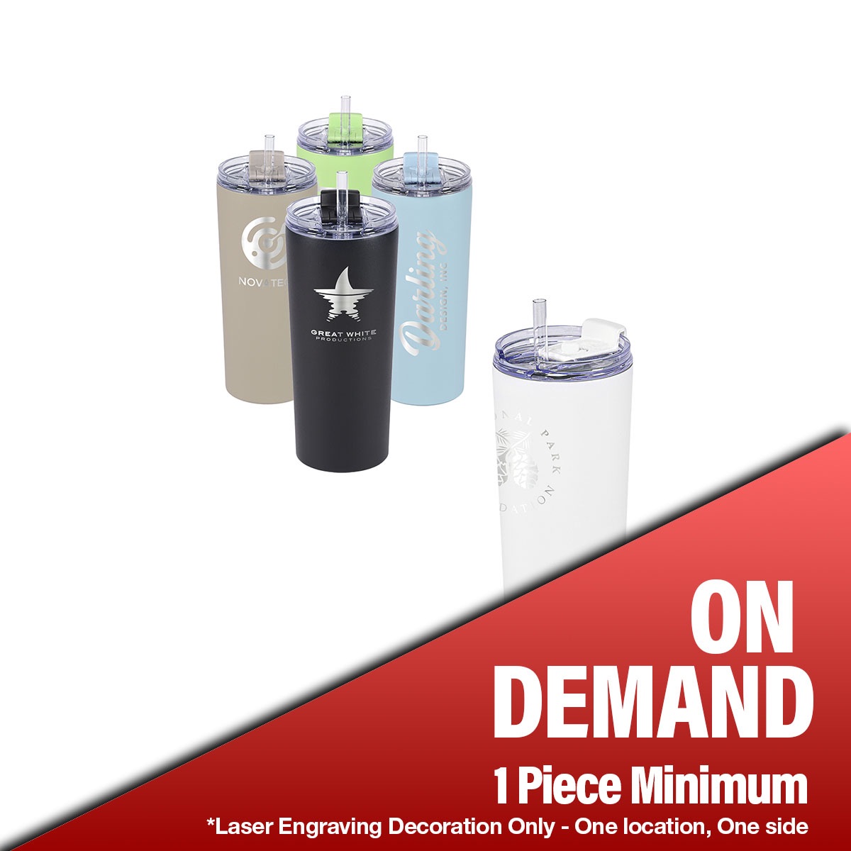 20oz Urban Peak® Cascade Pop-Up Straw Tumbler