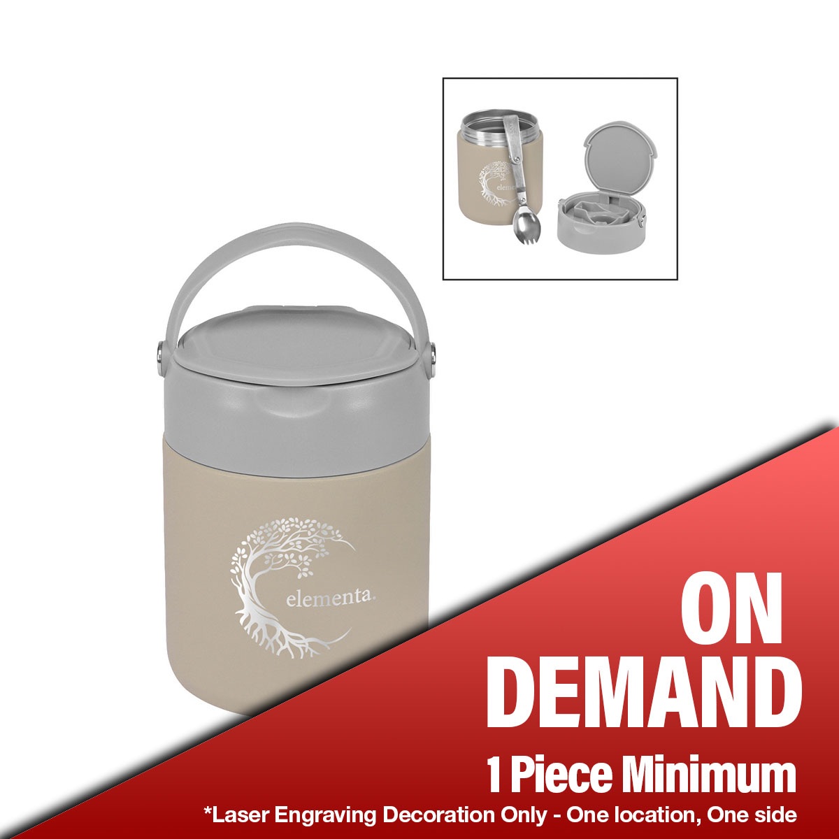 20oz Urban Peak® Vacuum Food Jar with Spork