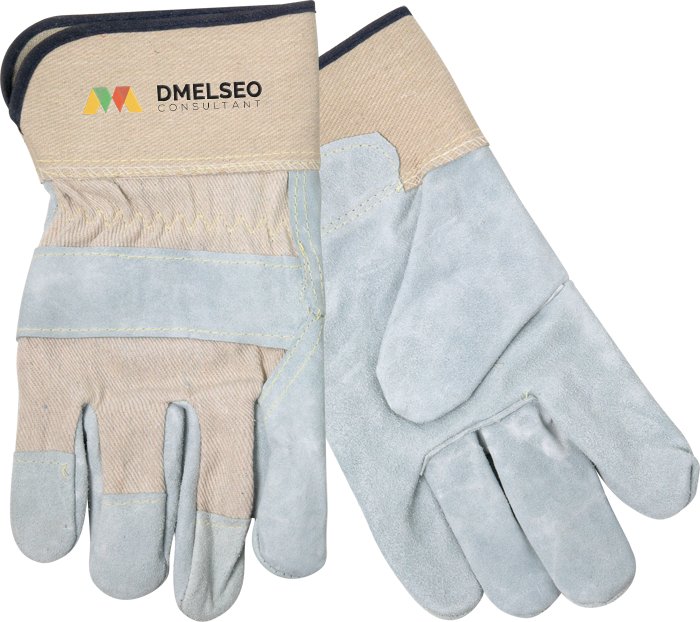 Gants de Travail en Cuir Fendu